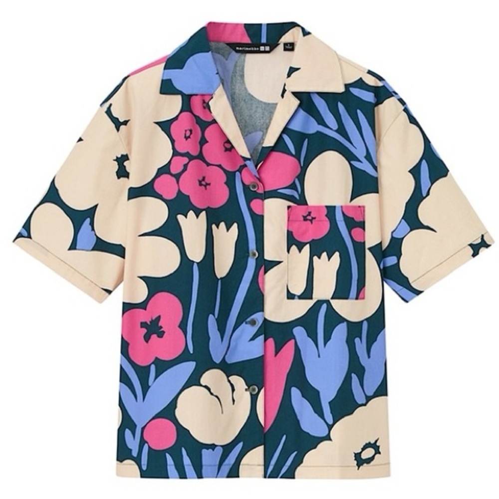 Marimekko x Uniqlo Floral Print Shirt